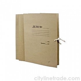 Папка архивная на завязках  картон плотный (0,75мм)